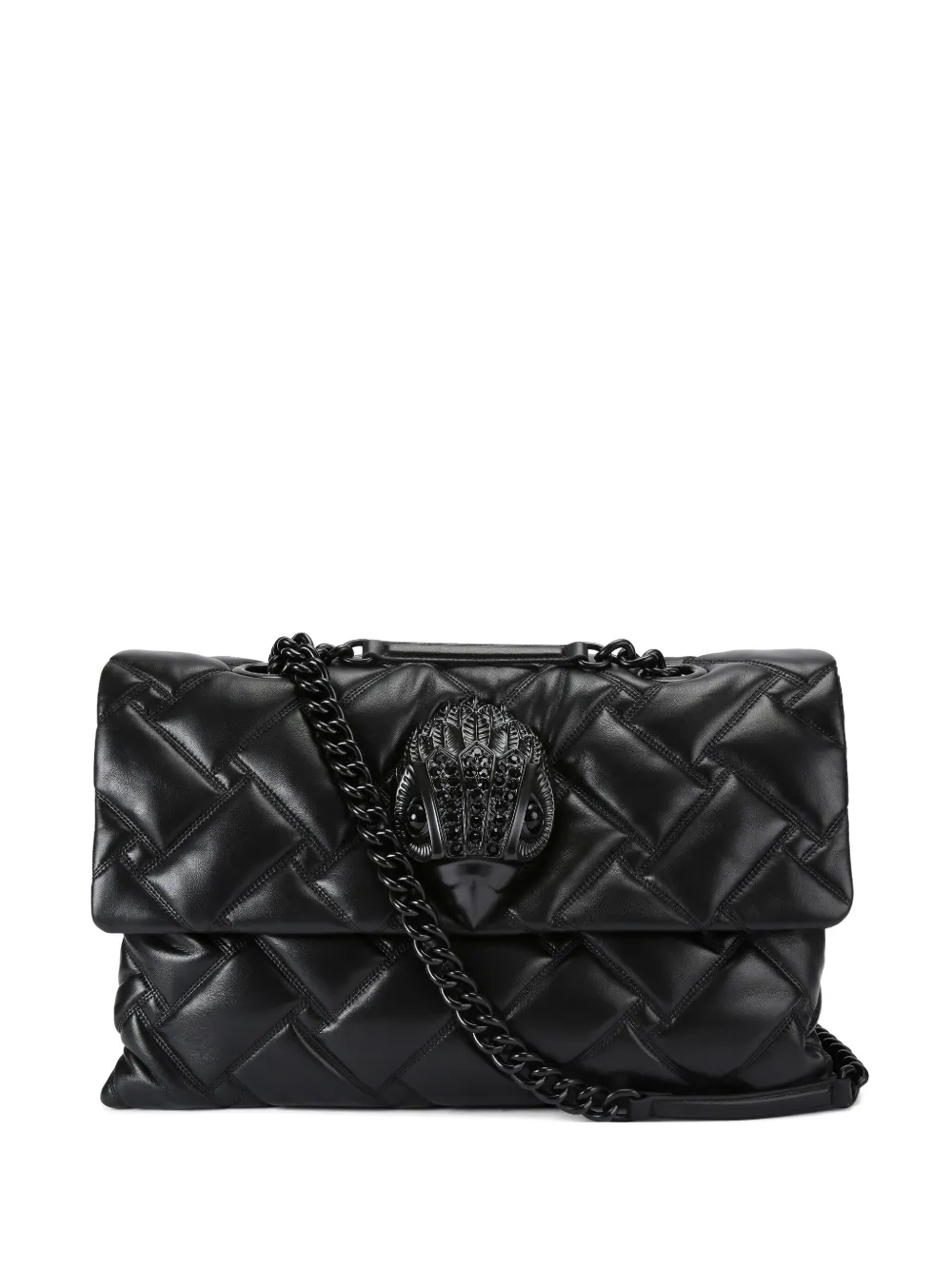 

Стеганая сумка-тоут Kensington Kurt Geiger London, черный