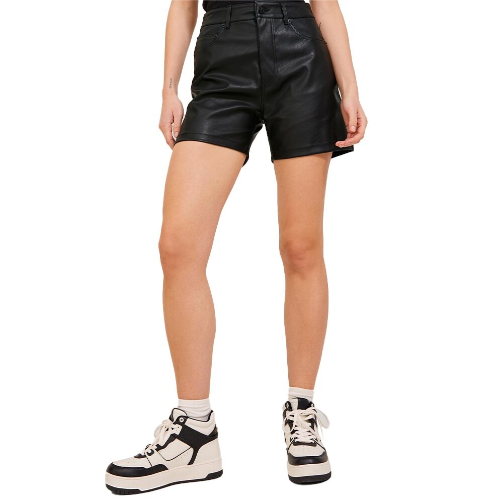 

Шорты Jack & Jones Kenya Faux Leather, черный