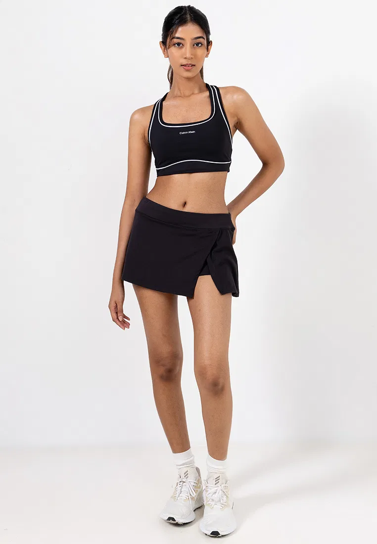 Спортивный бюстгальтер, средняя поддержка, Calvin Klein Sport, черный — фото 4