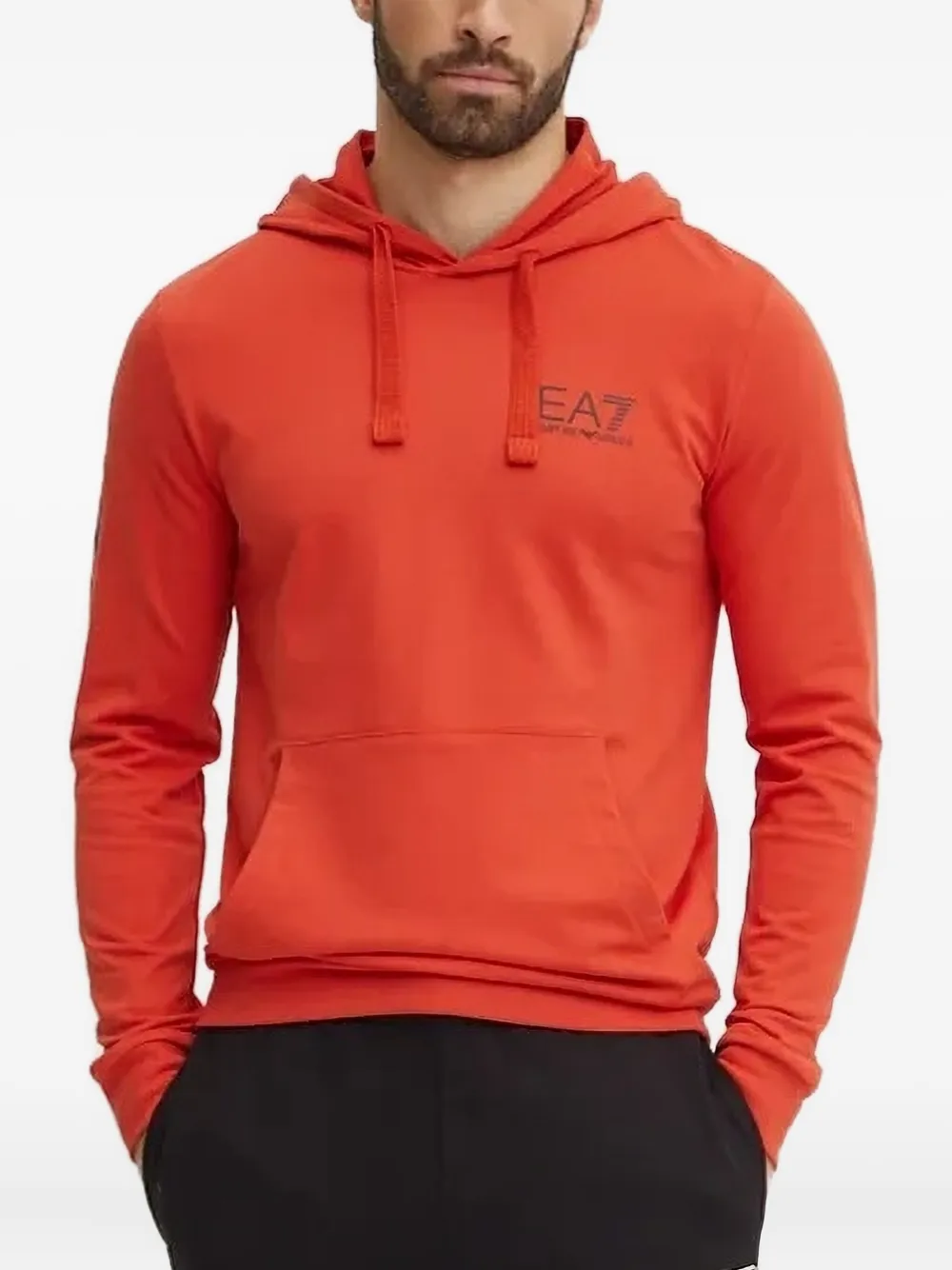 

Толстовка с логотипом Ea7 Emporio Armani, оранжевый