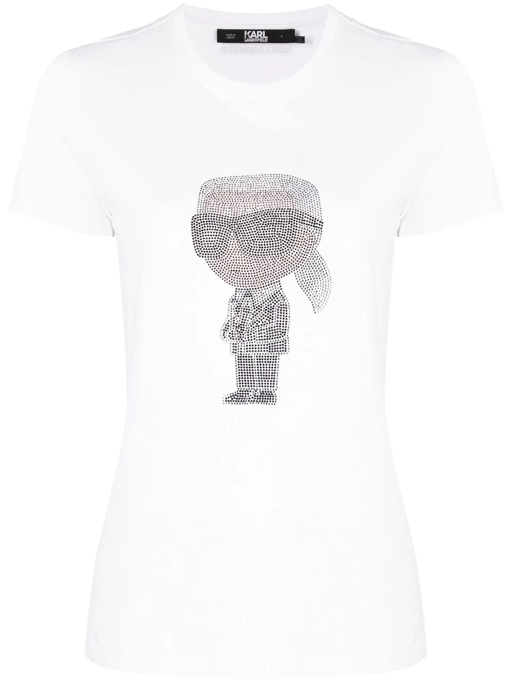 

Футболка Ikon со стразами KARL LAGERFELD, белый