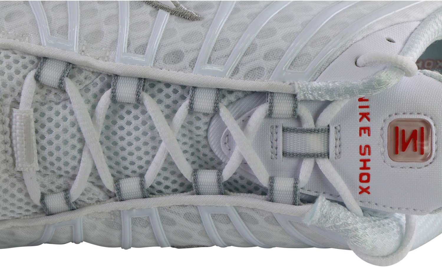 Низкие кроссовки Nike для мужчин, Multicoloured White Metallic Silver Max Orange 000 — фото 3