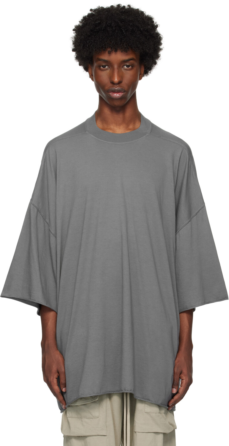 

Серая футболка Porterville Tommy Rick Owens DRKSHDW