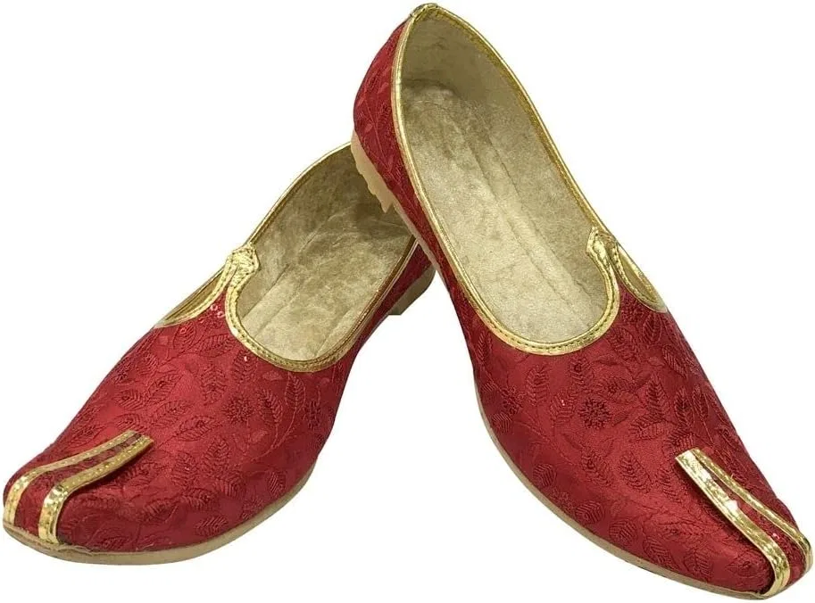Туфли-лодочки с вышивкой, красные Shoe Bazar — фото 3