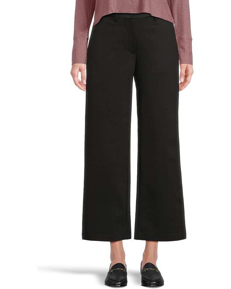 

Брюки Eileen Fisher Petite Wide Full-Length Trousers, черный