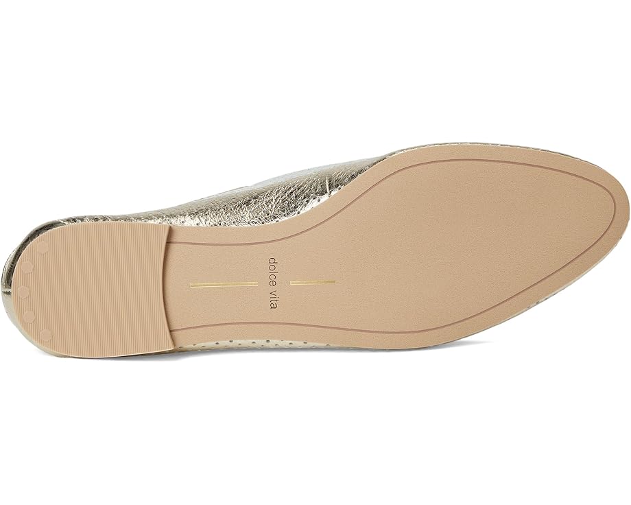 Лоферы Dolce Vita Lakin, цвет Platinum Perforated Leather — фото 3
