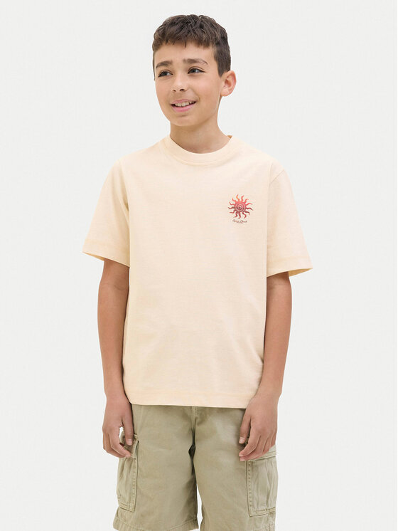 

Футболка свободного кроя Canggu 12278649 Jack&Jones Junior, бежевый