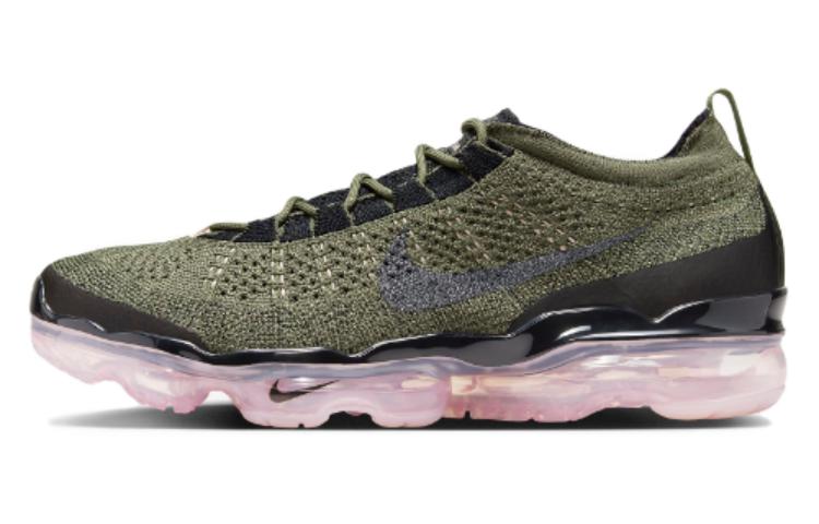 

Кроссовки Nike Air Vapormax 2023 Flyknit Medium Olive Pink Oxford, зеленый