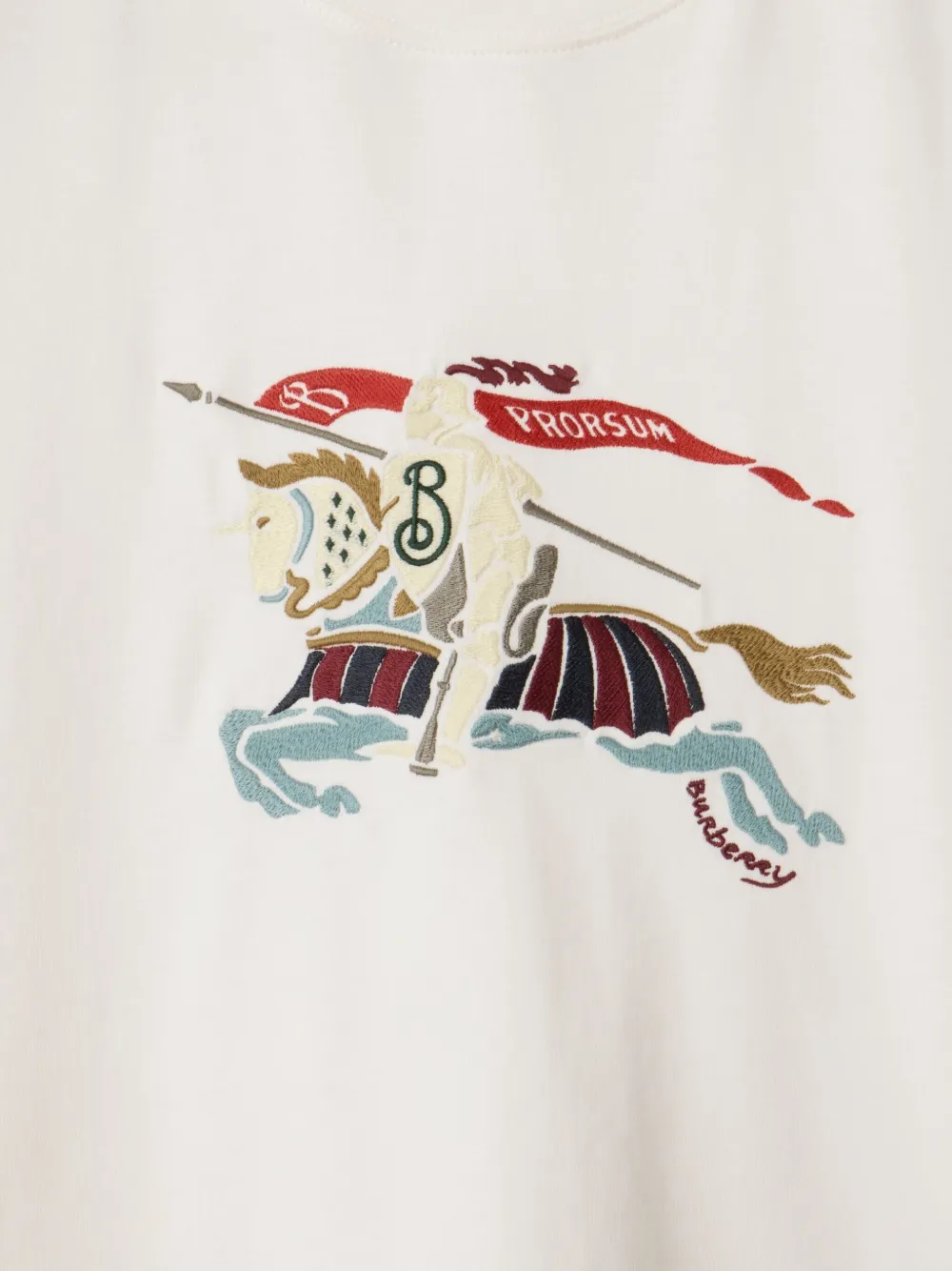 Футболка из хлопка EKD BURBERRY, белый — фото 2