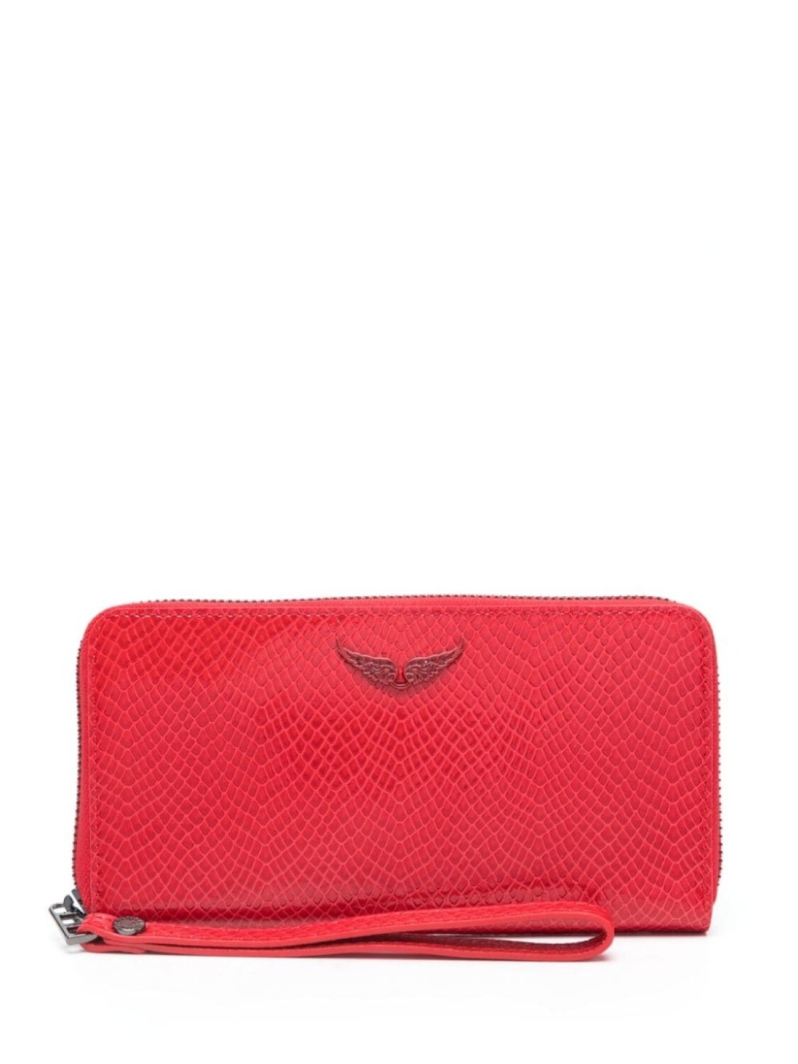 

Zadig&Voltaire кошелек Compagnon с металлическим логотипом, красный