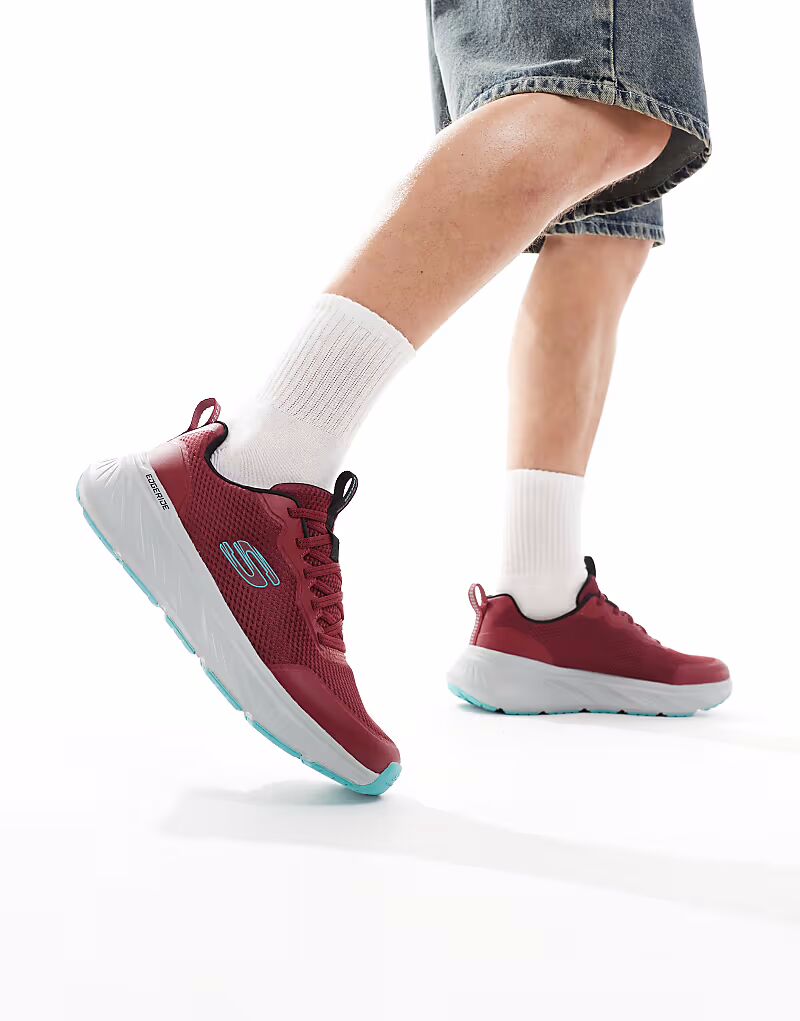 

Кроссовки Skechers Edgeride rekze темно-красного цвета
