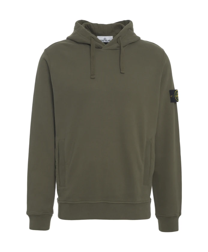 

Зеленая толстовка осень-зима 2025 Stone Island, зеленый