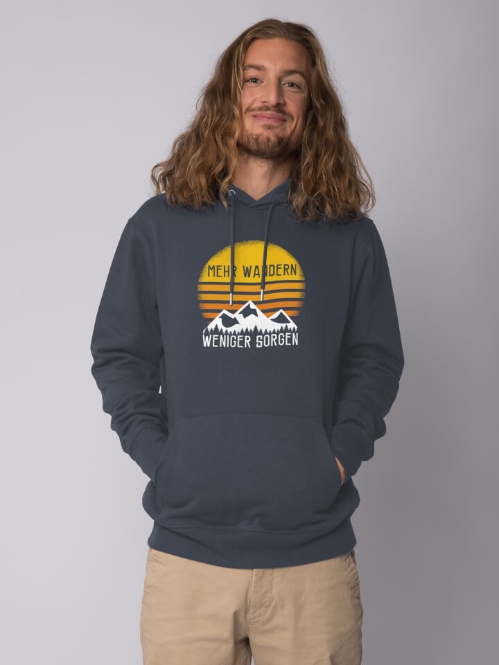 

Толстовка wat Apparel Sweatshirt Mehr Wandern, цвет India Ink Grey