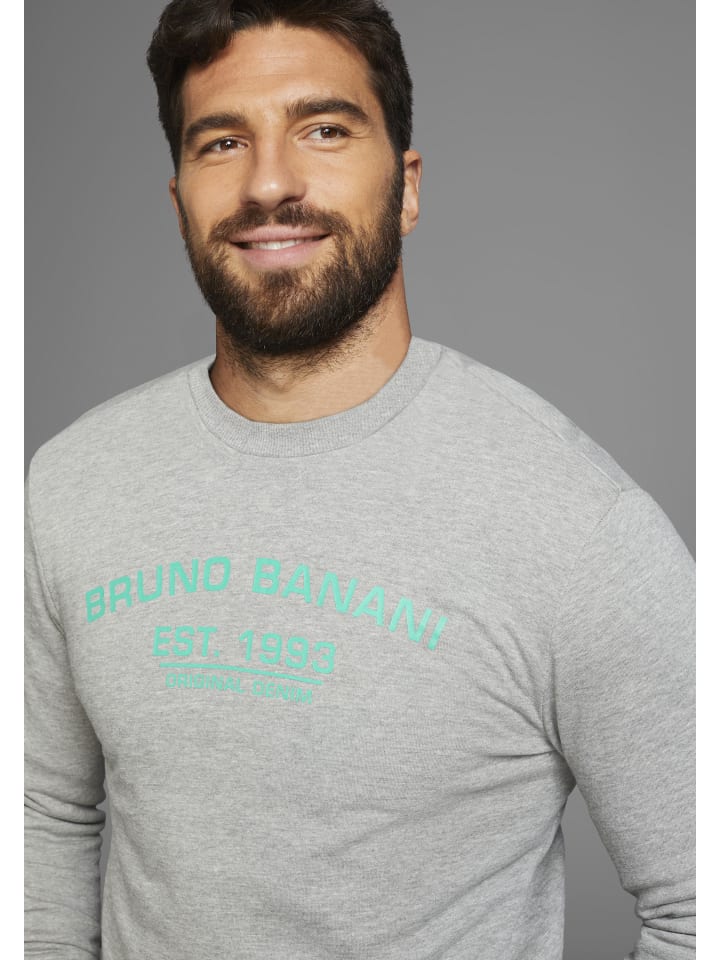 

Толстовка темно-серого меланжевого цвета Bruno Banani