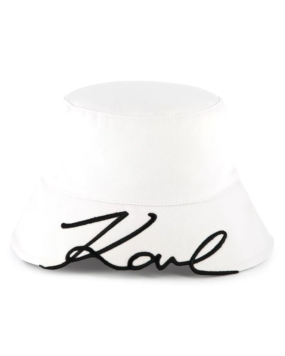 

Девичья рыбацкая шапка 100% хлопок Karl Lagerfeld Kids, белый