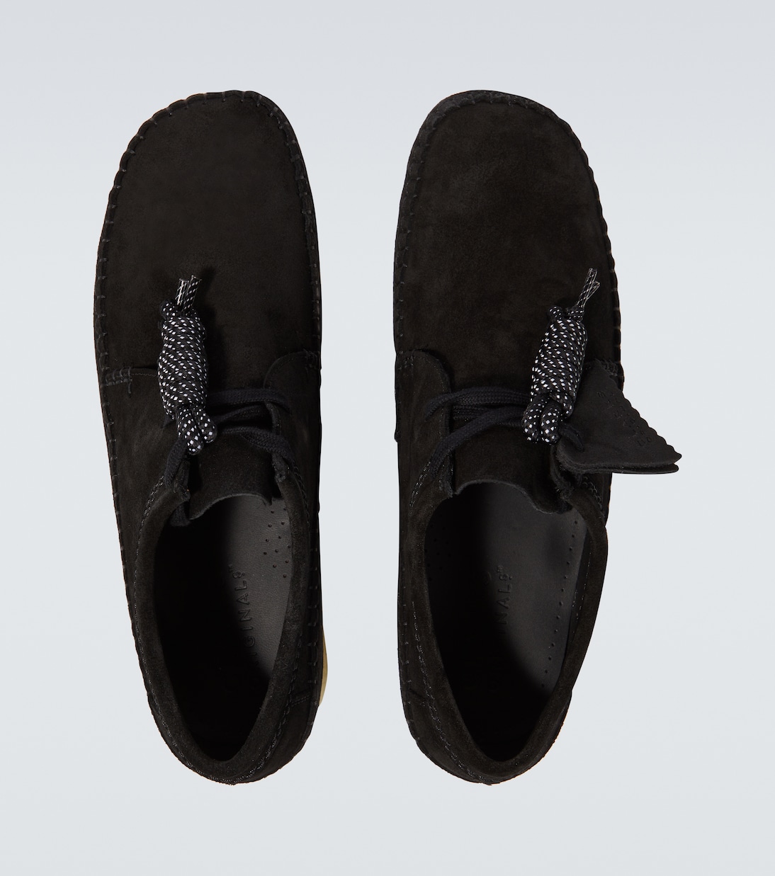 Замшевые кроссовки Weaver Clarks Originals, Black Sde — фото 4