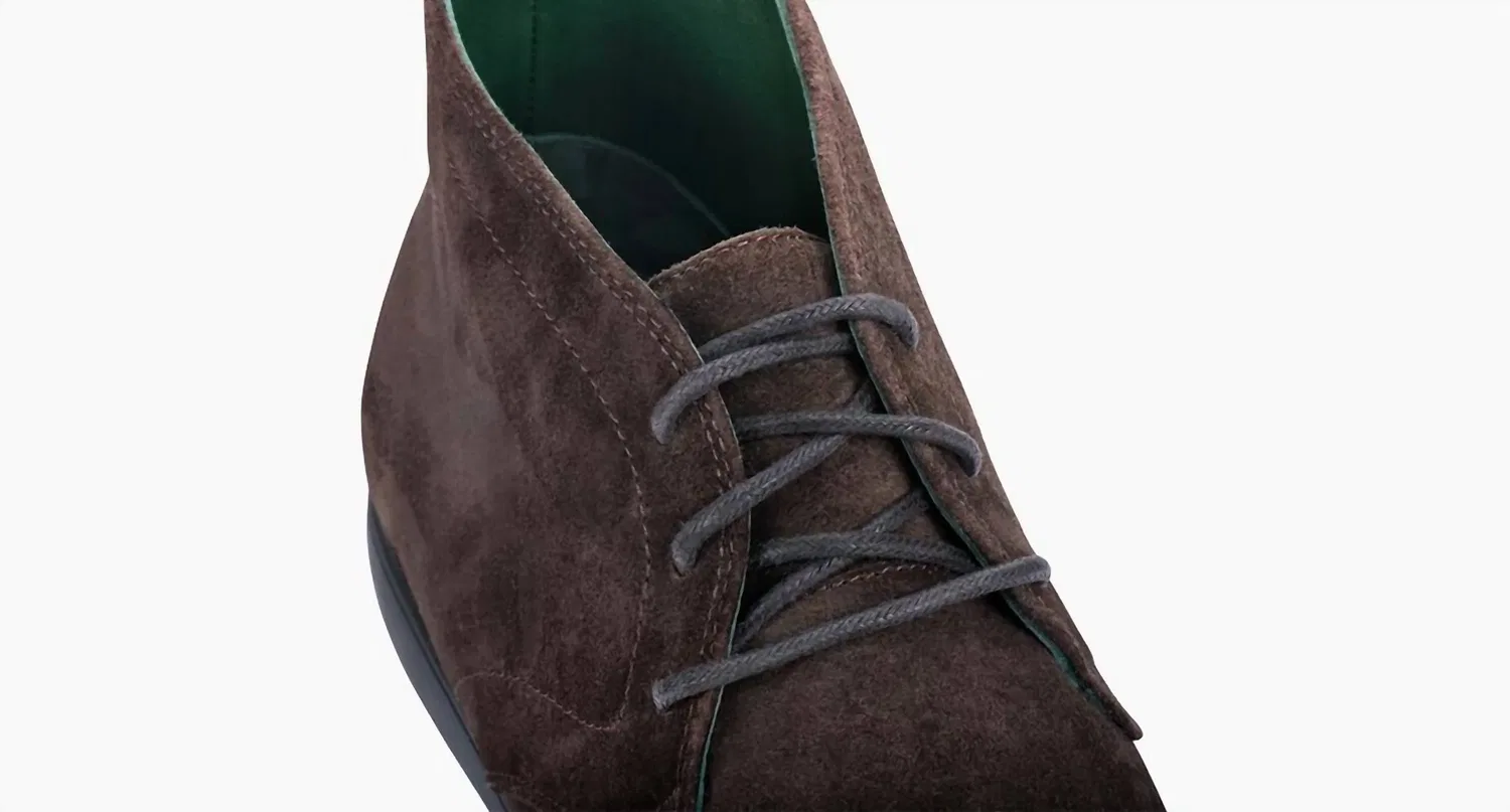 FIBONACCI Мужские ботинки Abbacis Luxury Hybrid Chukka Boot в шоколадном цвете — фото 3