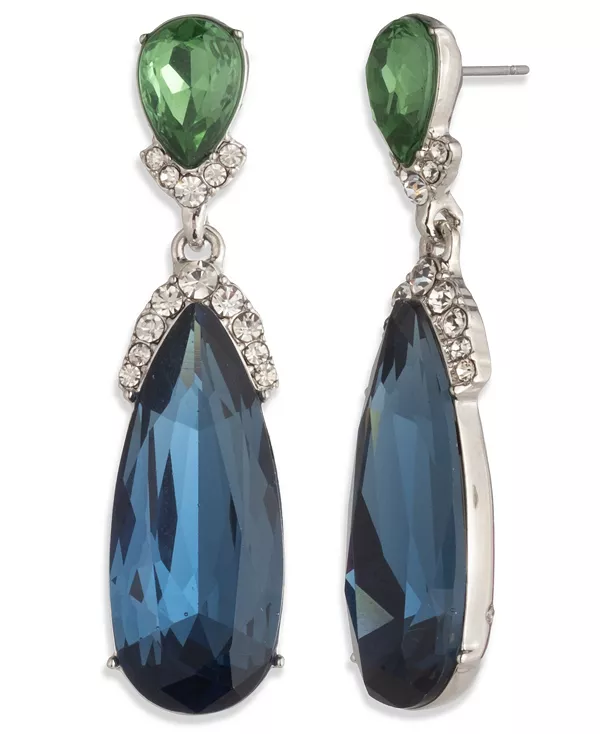 

Двойные серьги-капли в форме груши Givenchy, multi