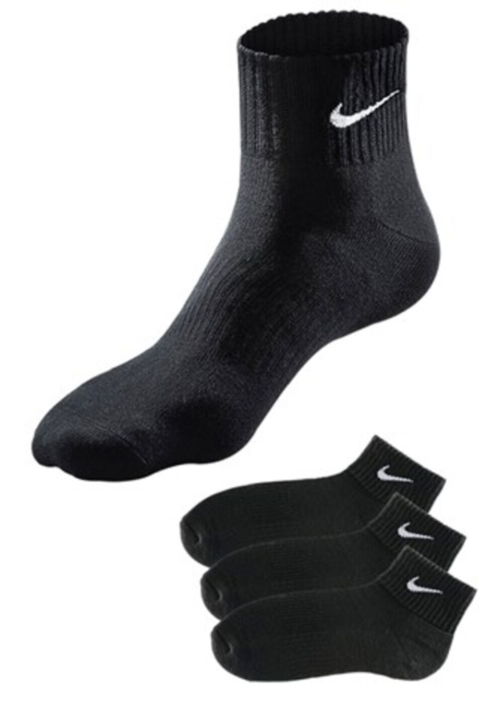 Носки NIKE Everyday Cush, черный — фото 2