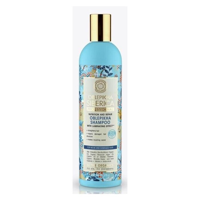 

Шампунь Oblepikha Champú para cabello débil y dañado Natura Siberica, 400 ml