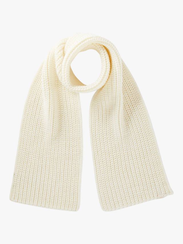 

Детский шарф из объемной вязки Benetton, White