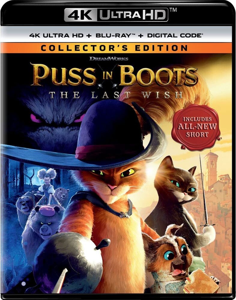 

Диск 4K UHD Puss In Boots: The Last Wish [2022]