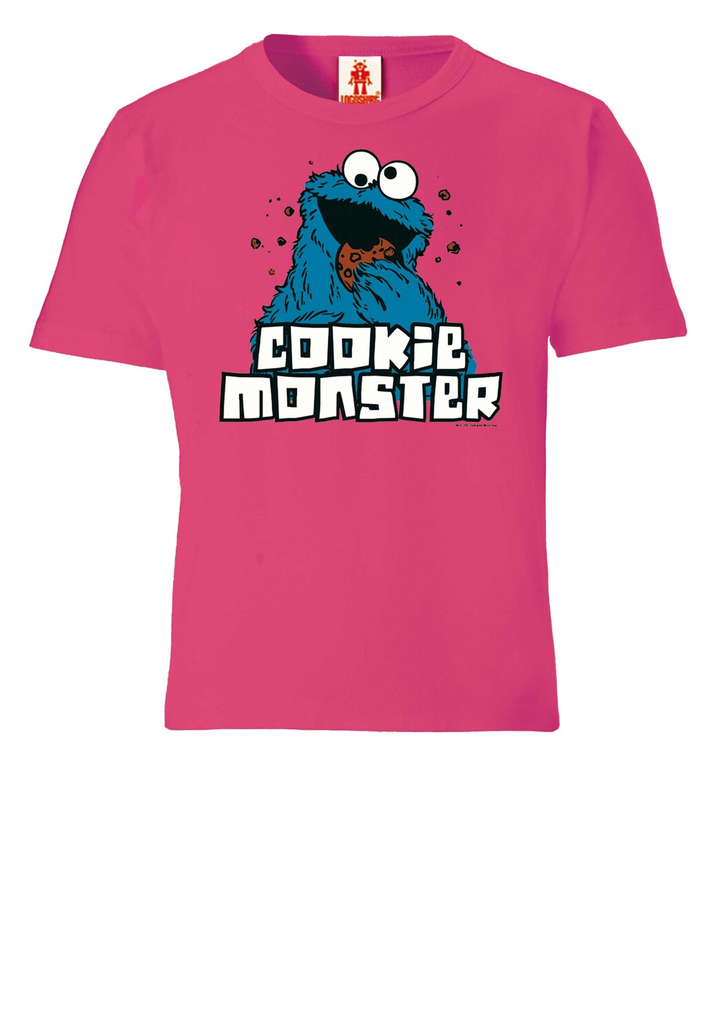

Футболка Logoshirt Sesamstraße Krümelmonster, розовый