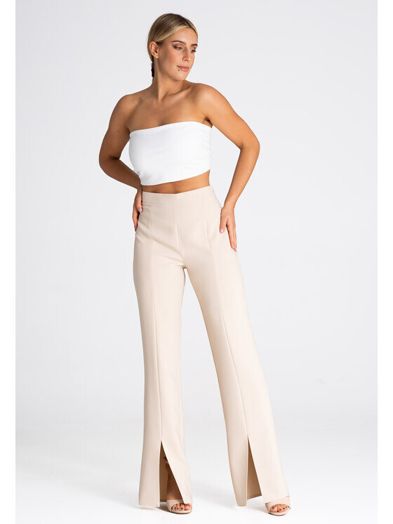 

Женские брюки regular fit Figlfigl, бежевый