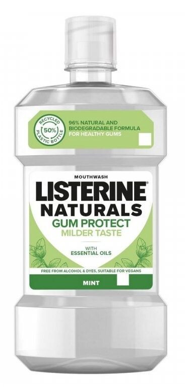 

Listerine Naturals Gum Protection жидкость для полоскания рта, 500 ml