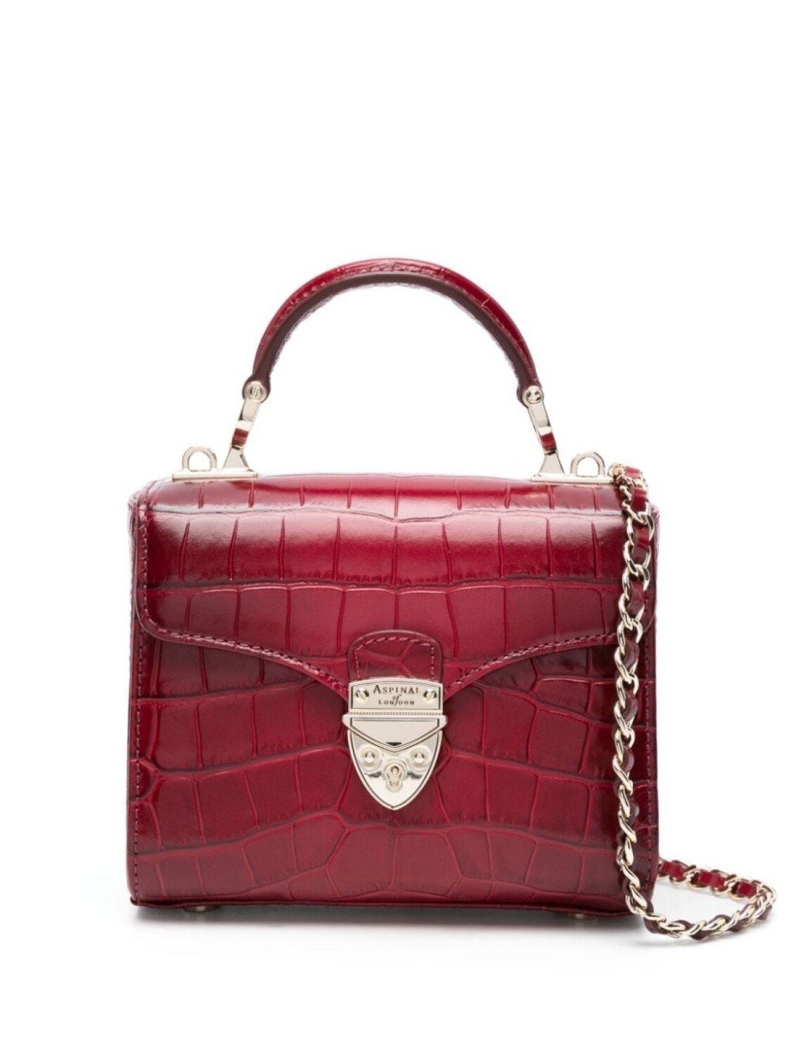 

Aspinal Of London мини-сумка через плечо Mayfair, красный