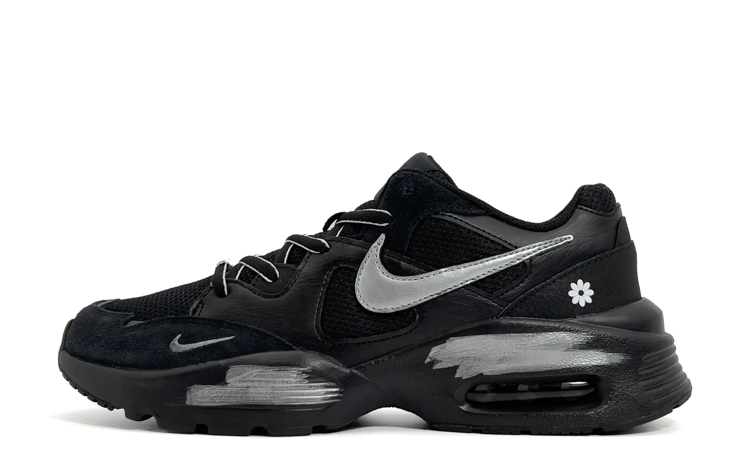Nike Кроссовки для бега Air Max Fusion Low top Men's Black Silver