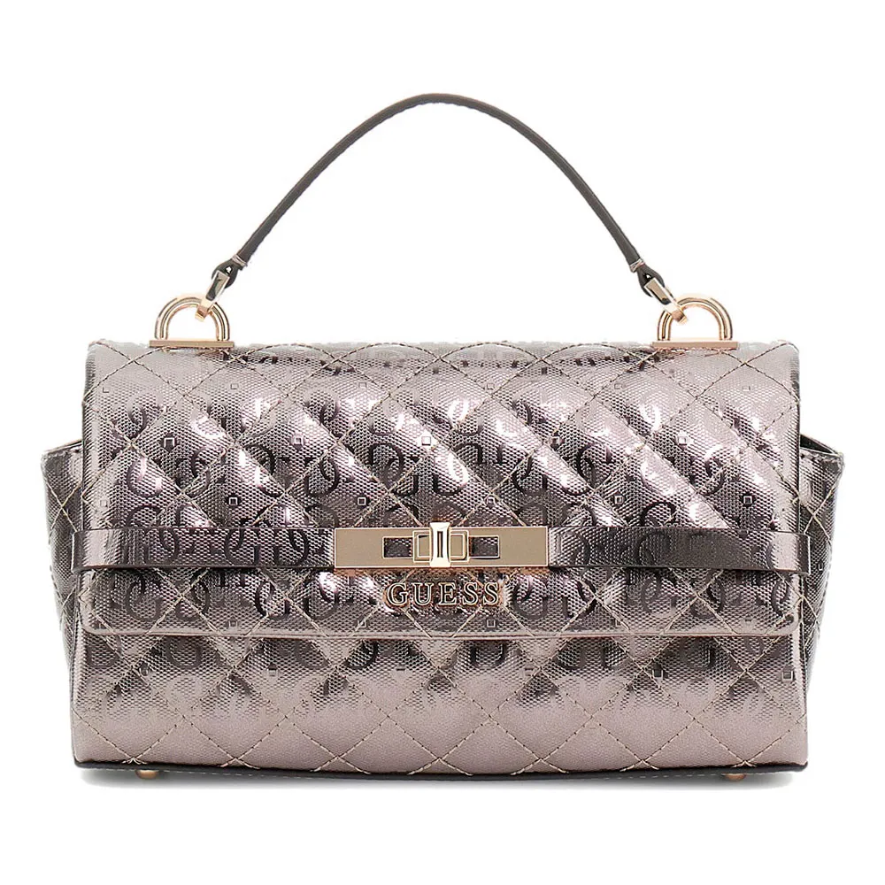 

Сумка Guess Idra Handle Flap, серебряный
