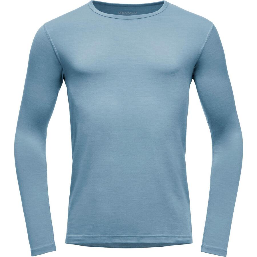 

DEVOLD Функциональная рубашка Breeze Plus Merino 200 Shirt Man небесно-голубая