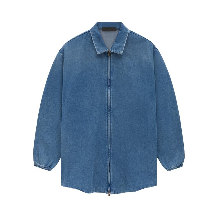 

Рубашка Fear Of God Essentials Fear of God Essentials Denim Overshirt, синий