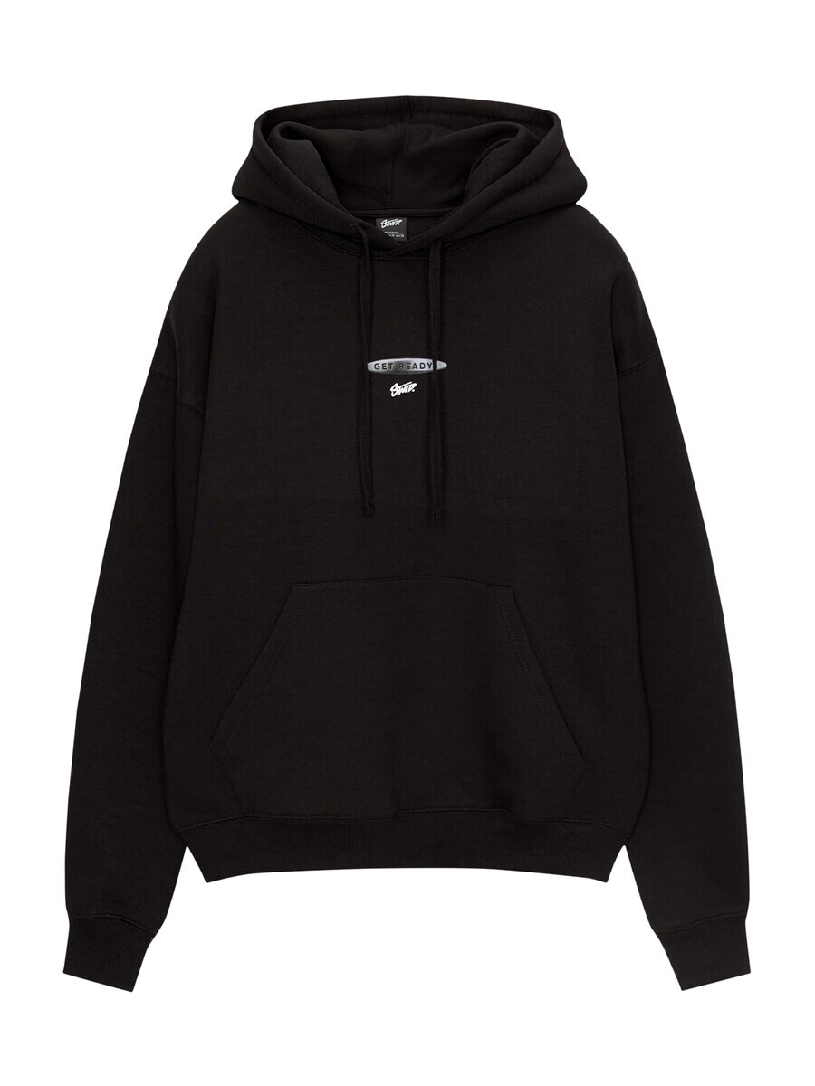 

Толстовка с капюшоном Pull&Bear Sweatshirt, черный