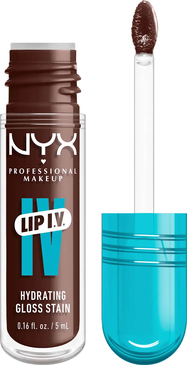 Блеск для губ NYX PROFESSIONAL MAKEUP Lipgloss Lip IV Gloss Stain 06 Espresso Soak, 5 ml — фото 2