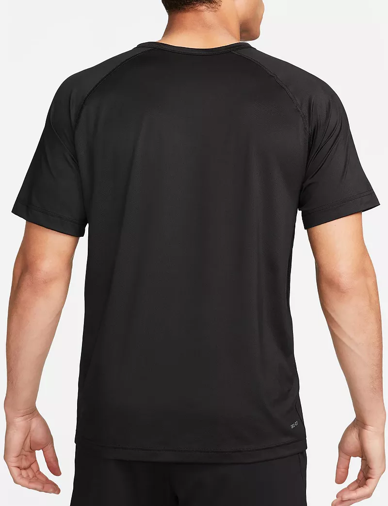 Мужская футболка для фитнеса с короткими рукавами Nike Dri-FIT Ready, черный — фото 3