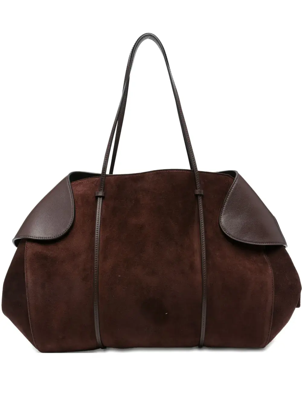 

Сумка из замши с кожаной отделкой на плечо NEOUS, коричневый