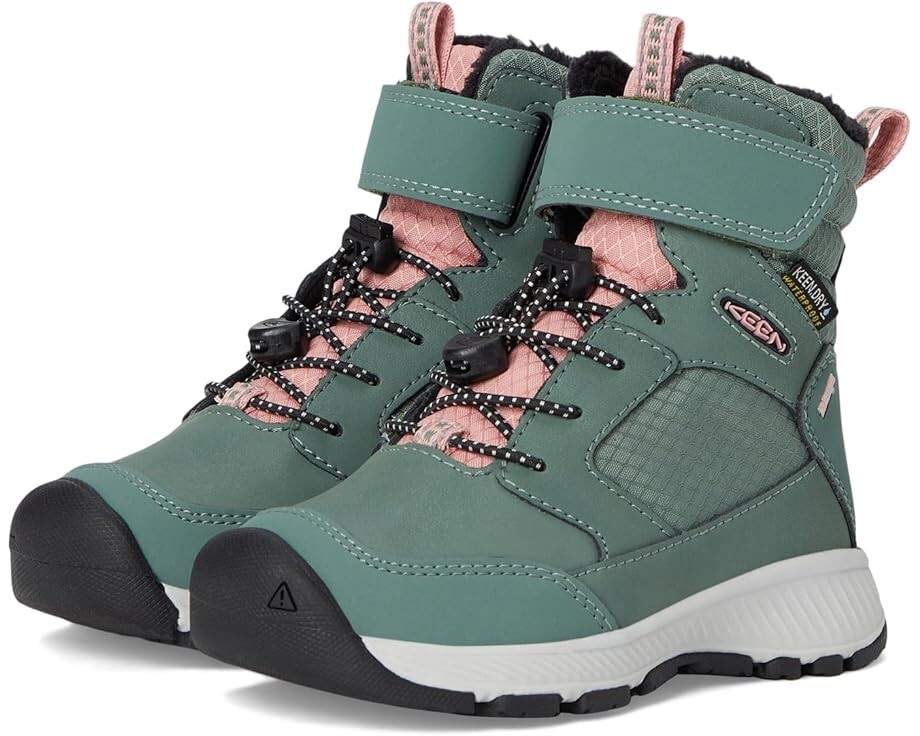 

Ботинки KEEN Kids Skua Winter Comfortable Insulated Waterproof, цвет Dark Forest/Rose Elegance