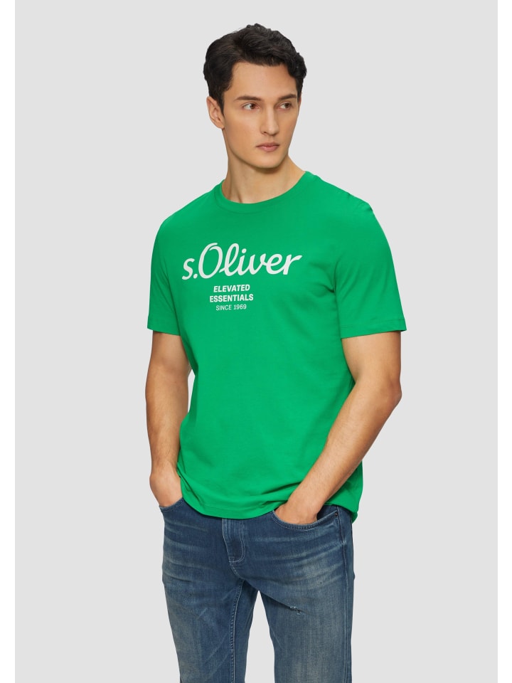 

Футболка s.Oliver, зеленый