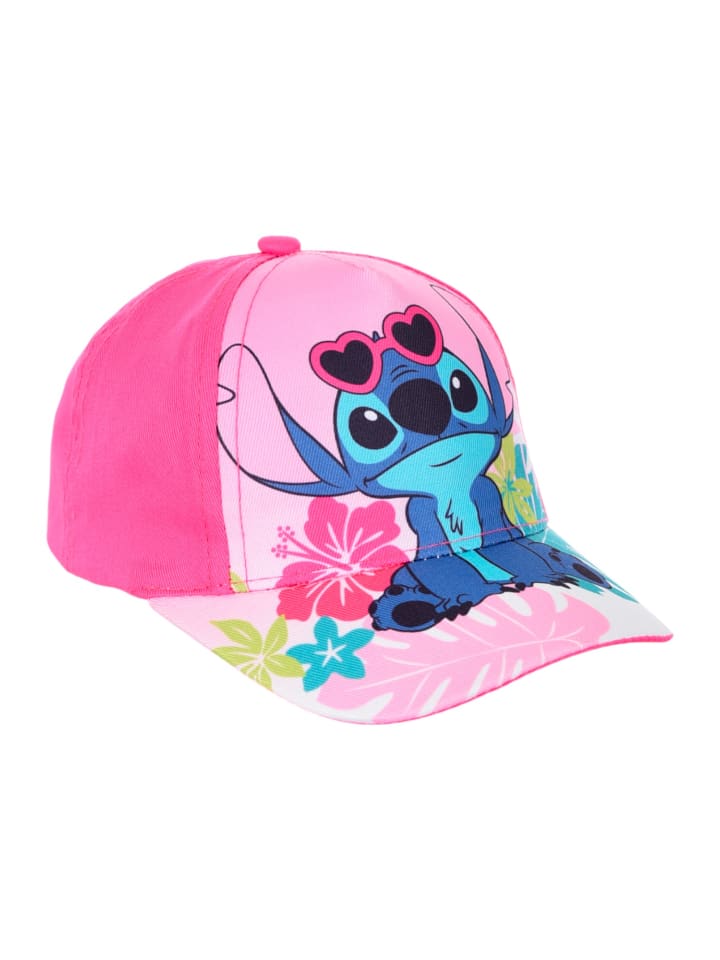 

Бейсболка Lilo & Stitch, розовый