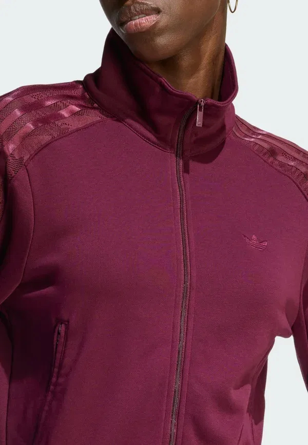 Толстовка на молнии Firebird, Adidas Originals, бордовый — фото 4