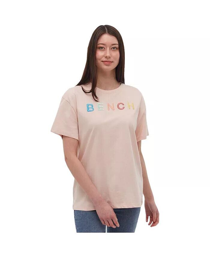 

Женская футболка Braulia Over Tee Bench DNA, розовый