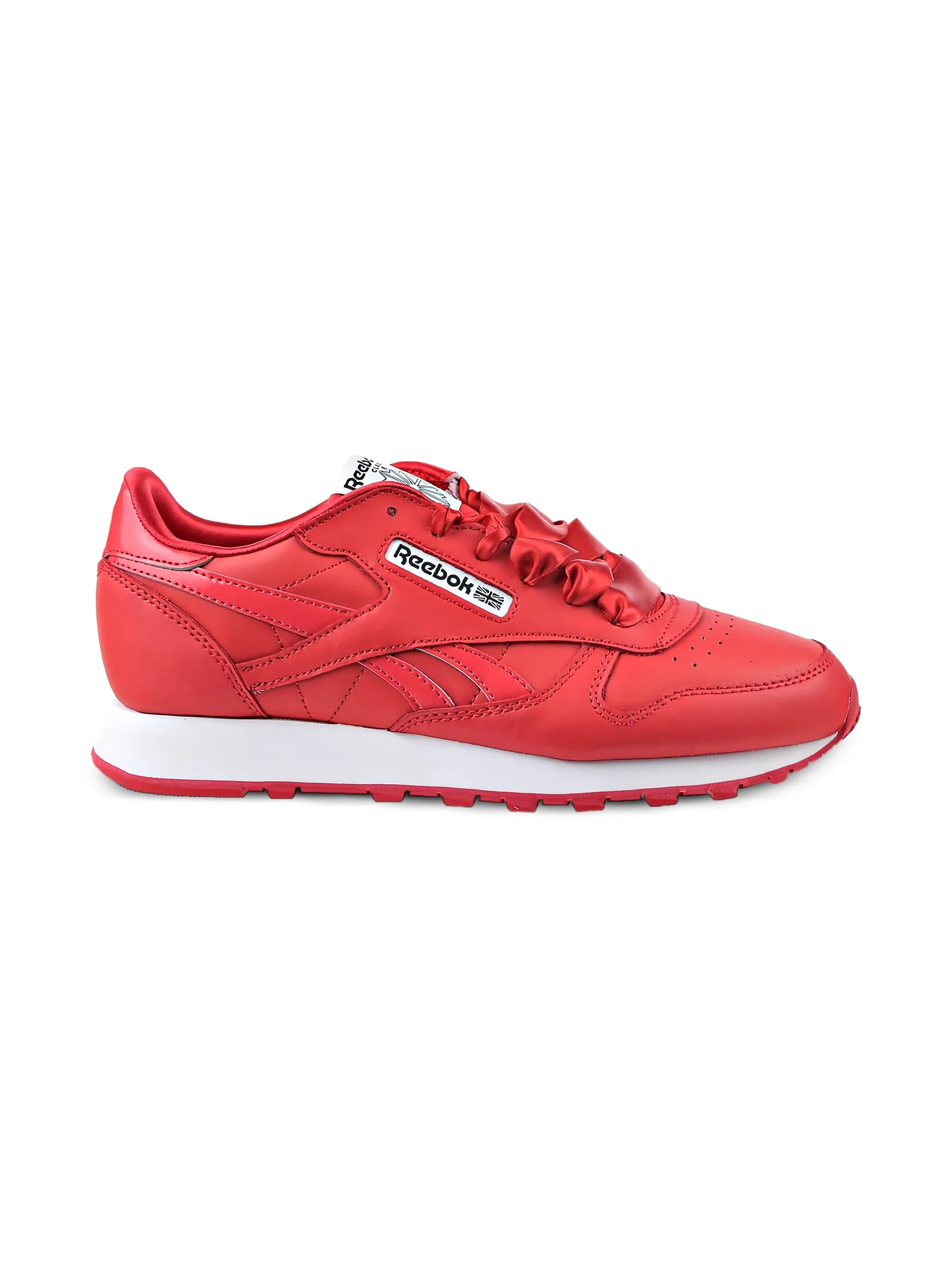 Кроссовки Classic Leather Vector Reebok Kids, красный — фото 4