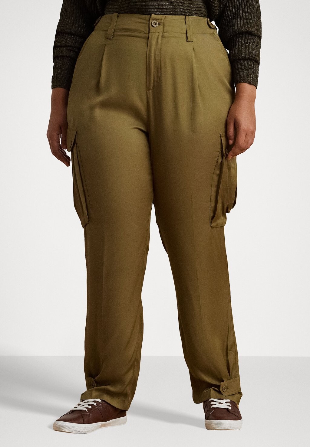 Брюки карго TWILL CARGO ANKLE PANT Lauren Ralph Lauren Woman, цвет Tan — фото 3