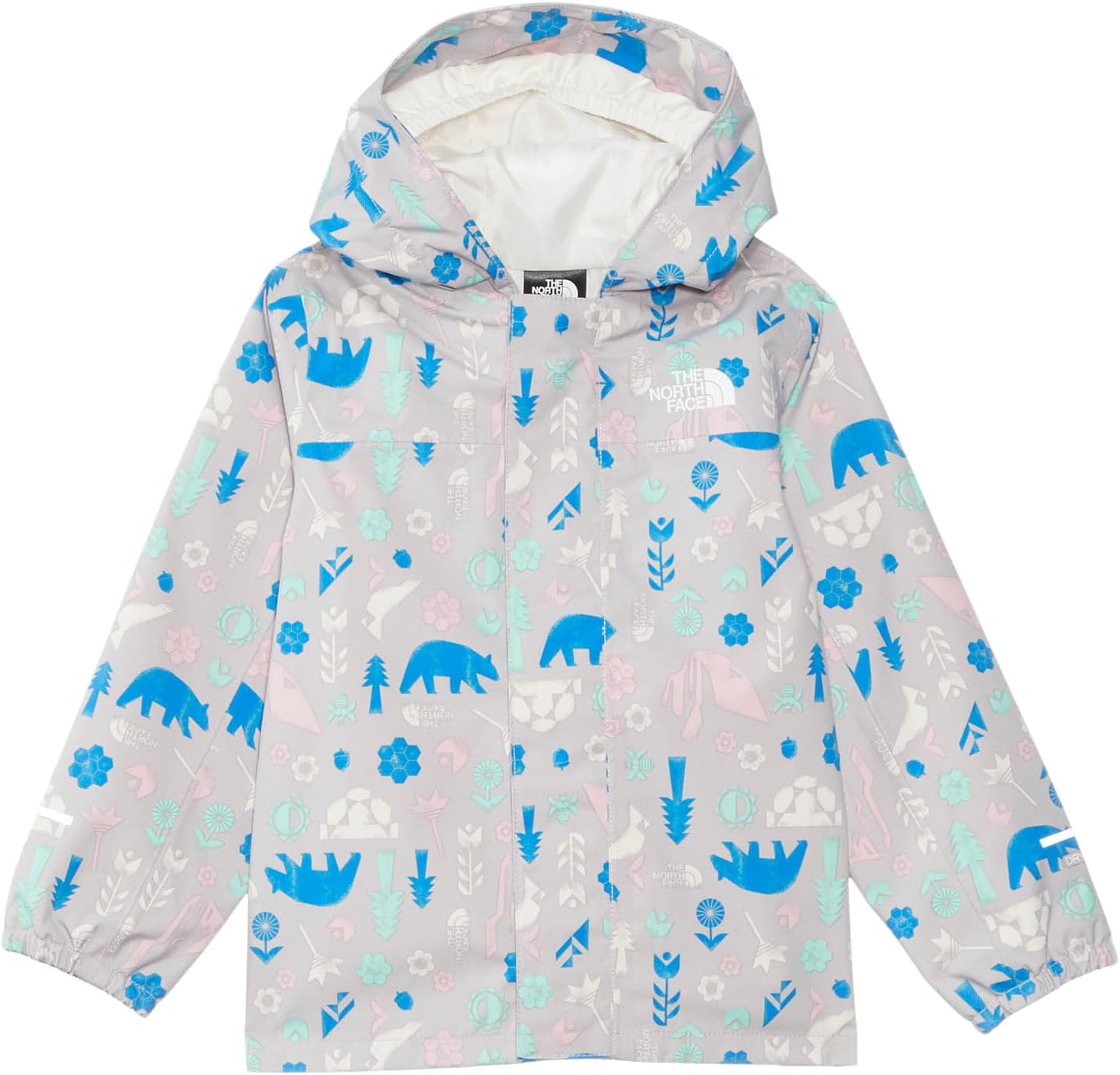

Куртка The North Face Kids Antora Rain Jacket, цвет Moonstone Grey Multi Pitch Print