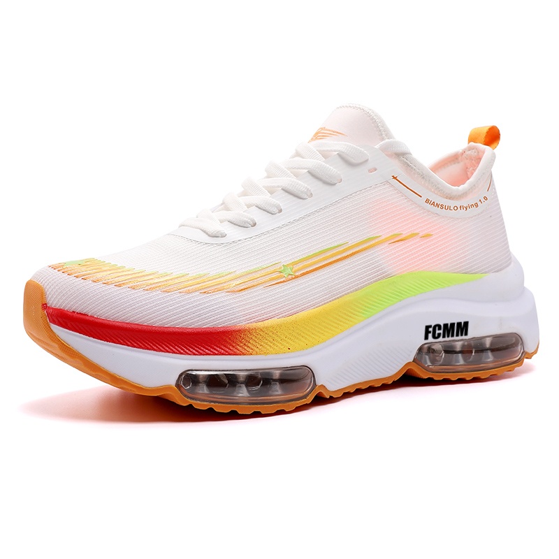 

Противоскользящие и дышащие кроссовки для детей FCMM, белый/красный