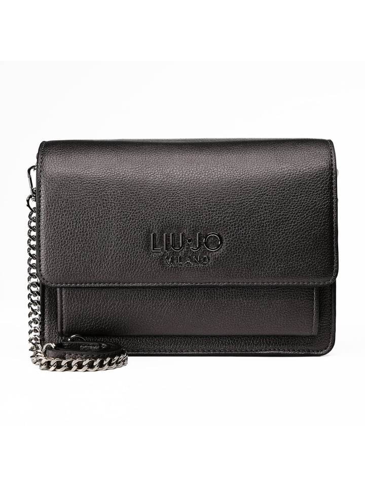 

Сумка через плечо Caliwen M 22 см из антрацитового металла Liu Jo