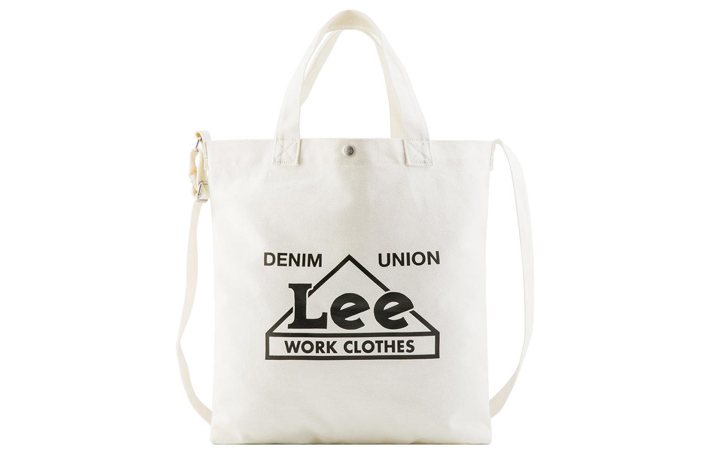 

Lee Хлопковая сумка-шопер из пэчворка, Ecru