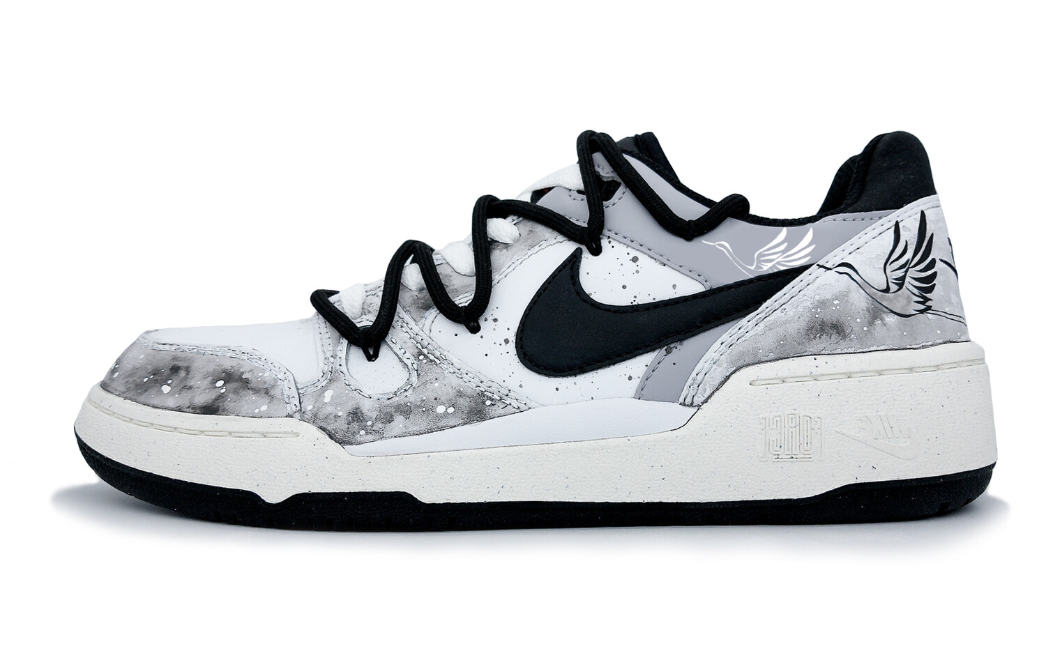 

Кроссовки Nike Full Force Skateboarding Shoes Men Low-top White, цвет Crane in the clouds